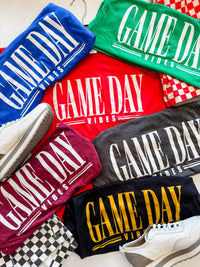Game Day Vibes Tee - 5 COLORS