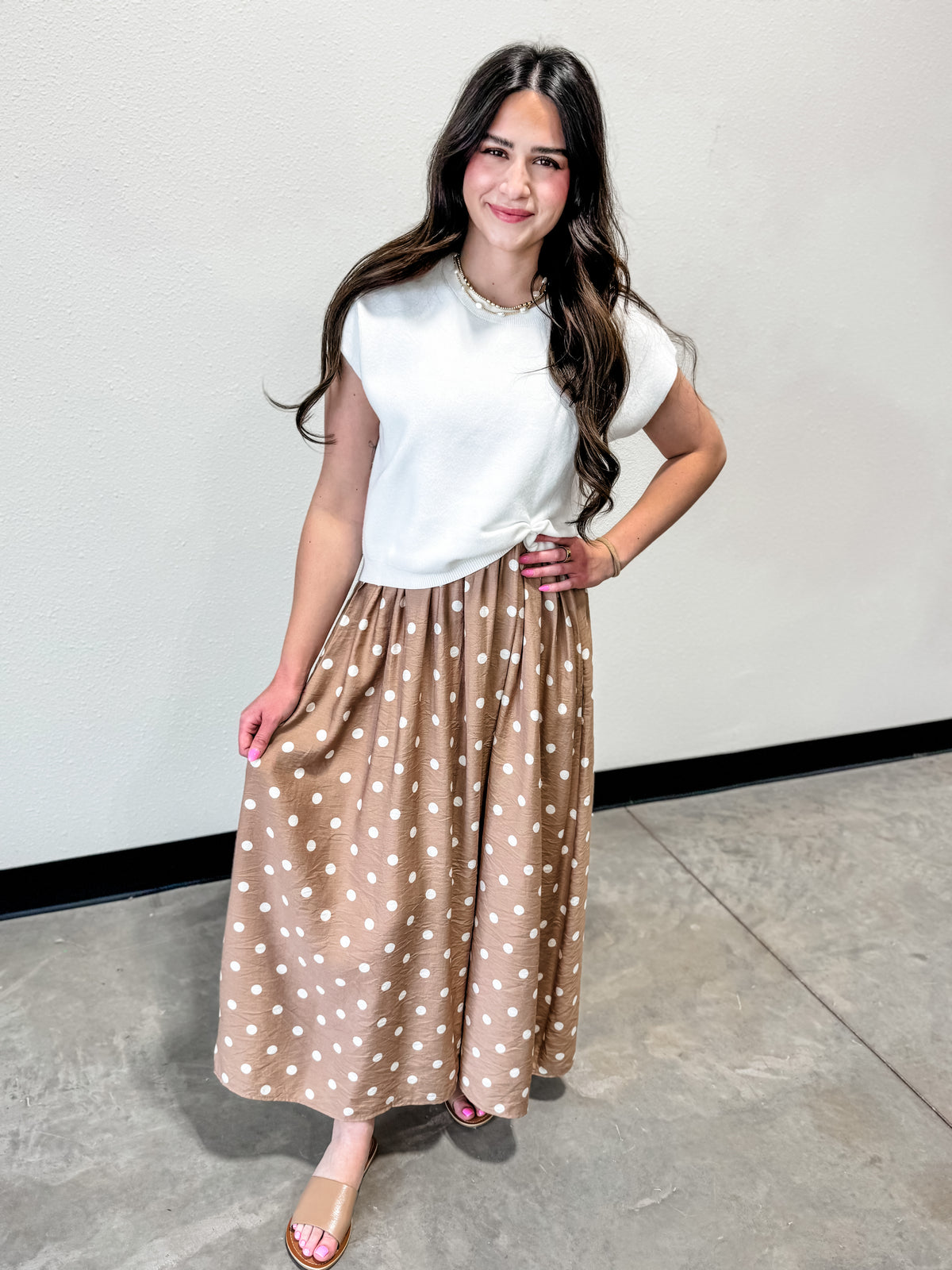 Taupe Girl Dress