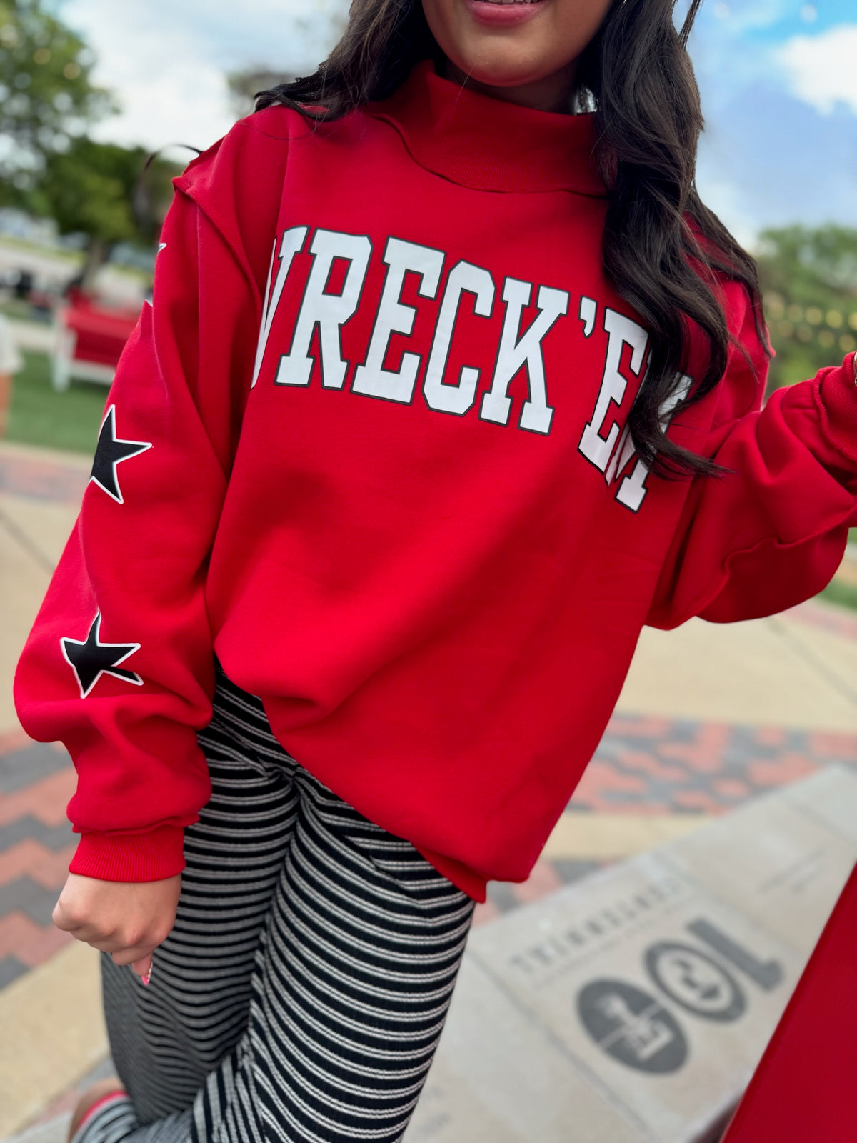 Wreck 'Em Spirit Mockneck Reversible