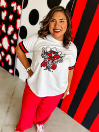 Texas Tech Sparkle Logo Tee