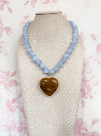 Marble Heart Necklace