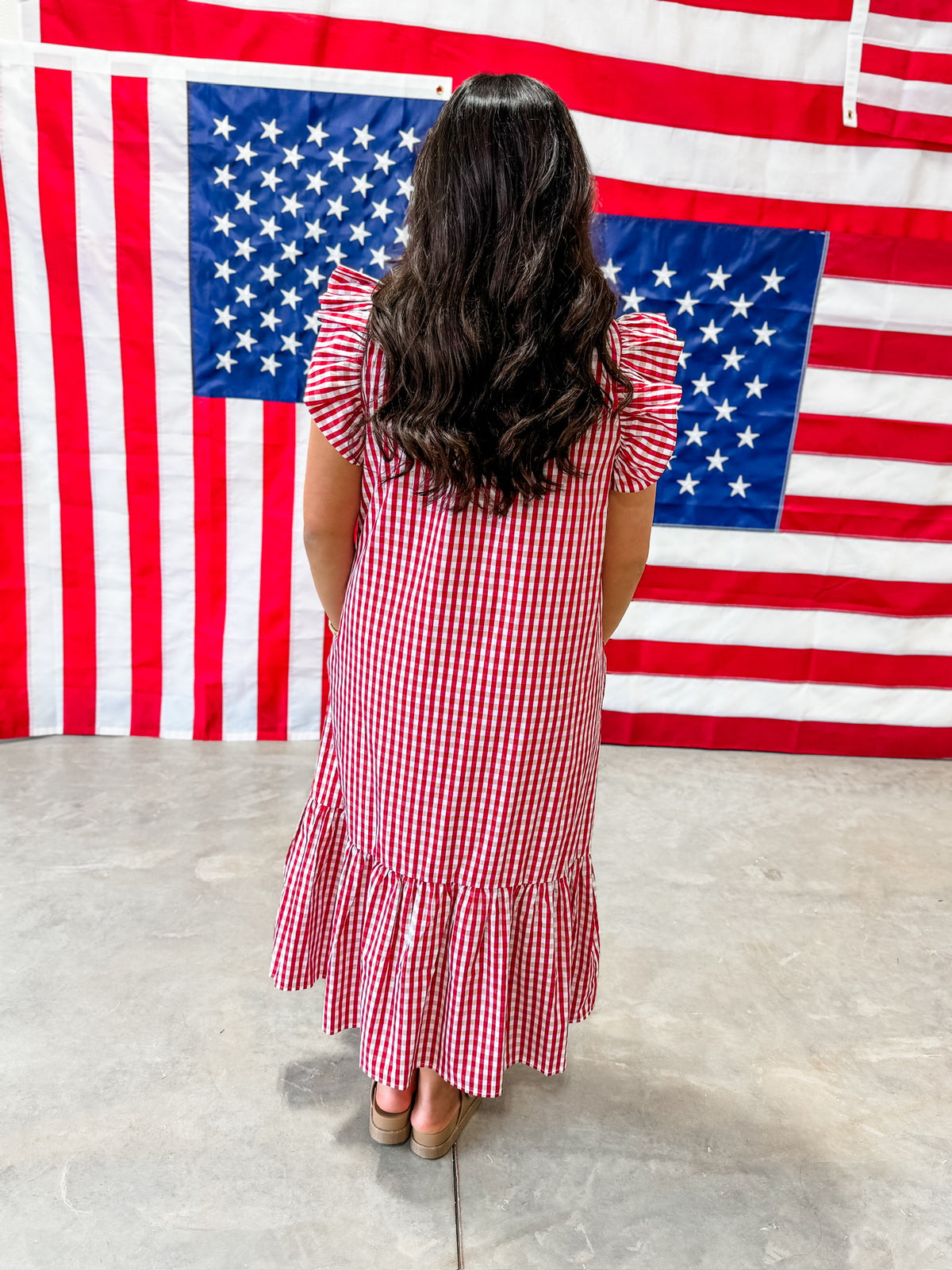 Red Daisy Dress
