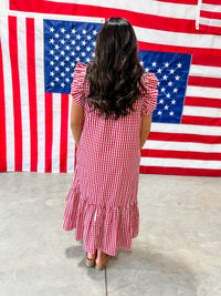 Red Daisy Dress