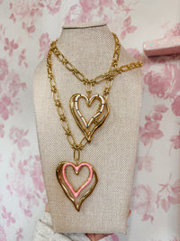 Double Heart Necklace