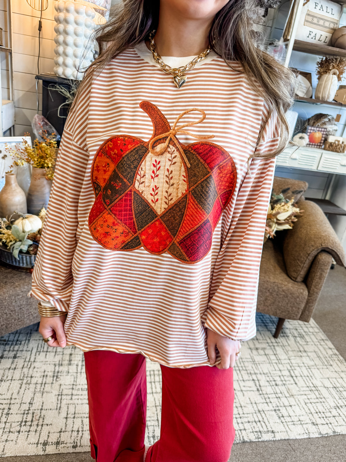 Pumpkin Bow Longsleeve