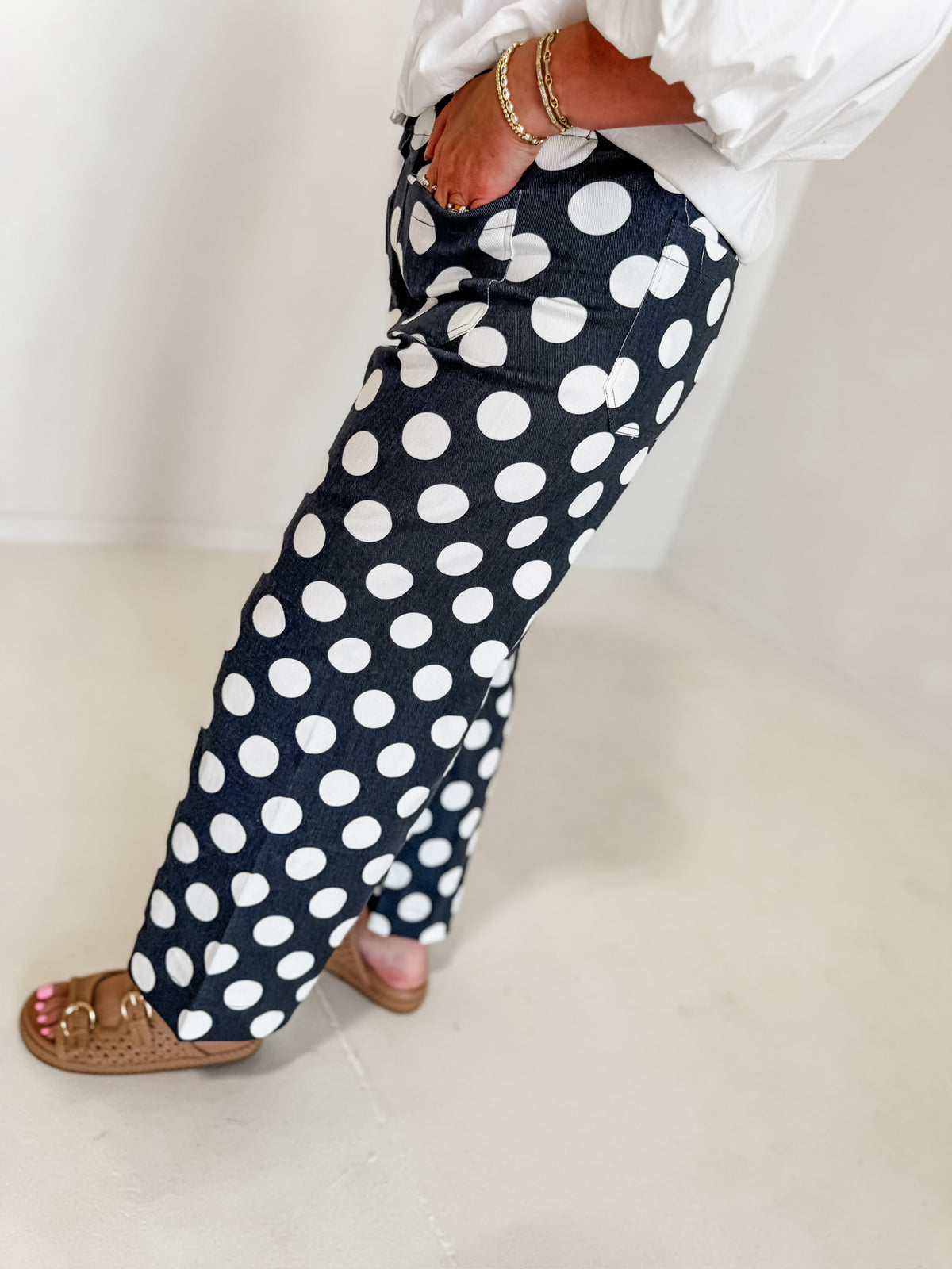 Chic In Dot Pants