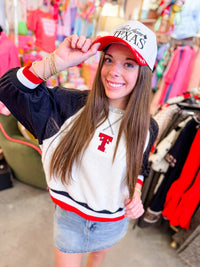 French Terry Double T Crewneck