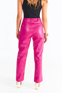 GOMEZ VEGAN LEATHER PANTS -