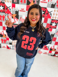 Black Texas Tech Crest Sweatshirt