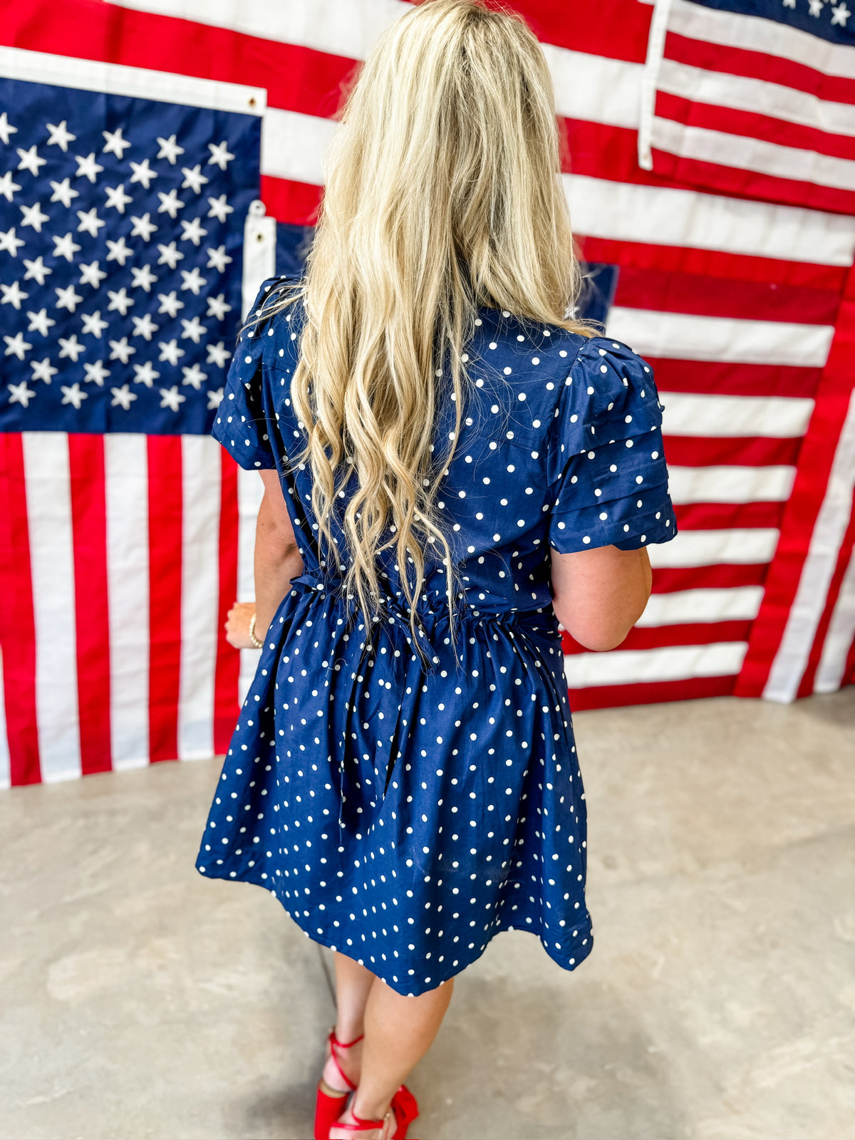 Nautical Navy Dress