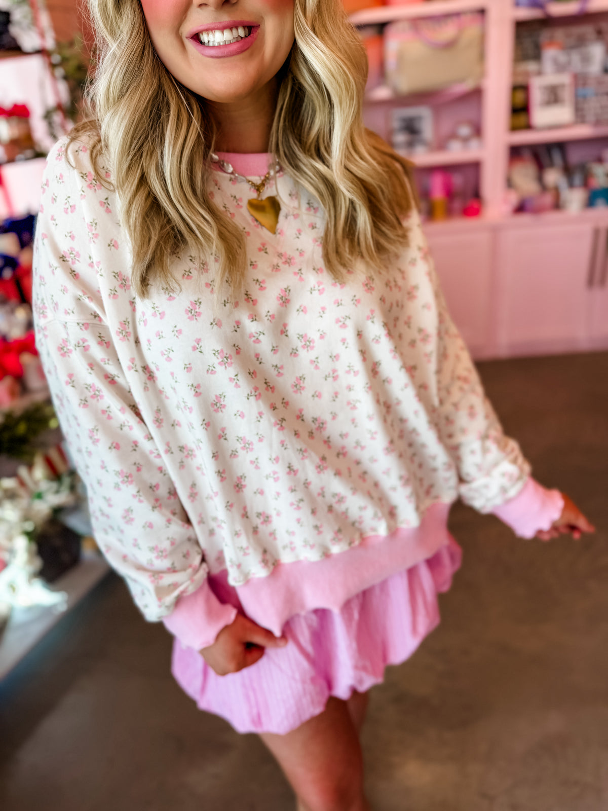 Ditsy Days Sweater
