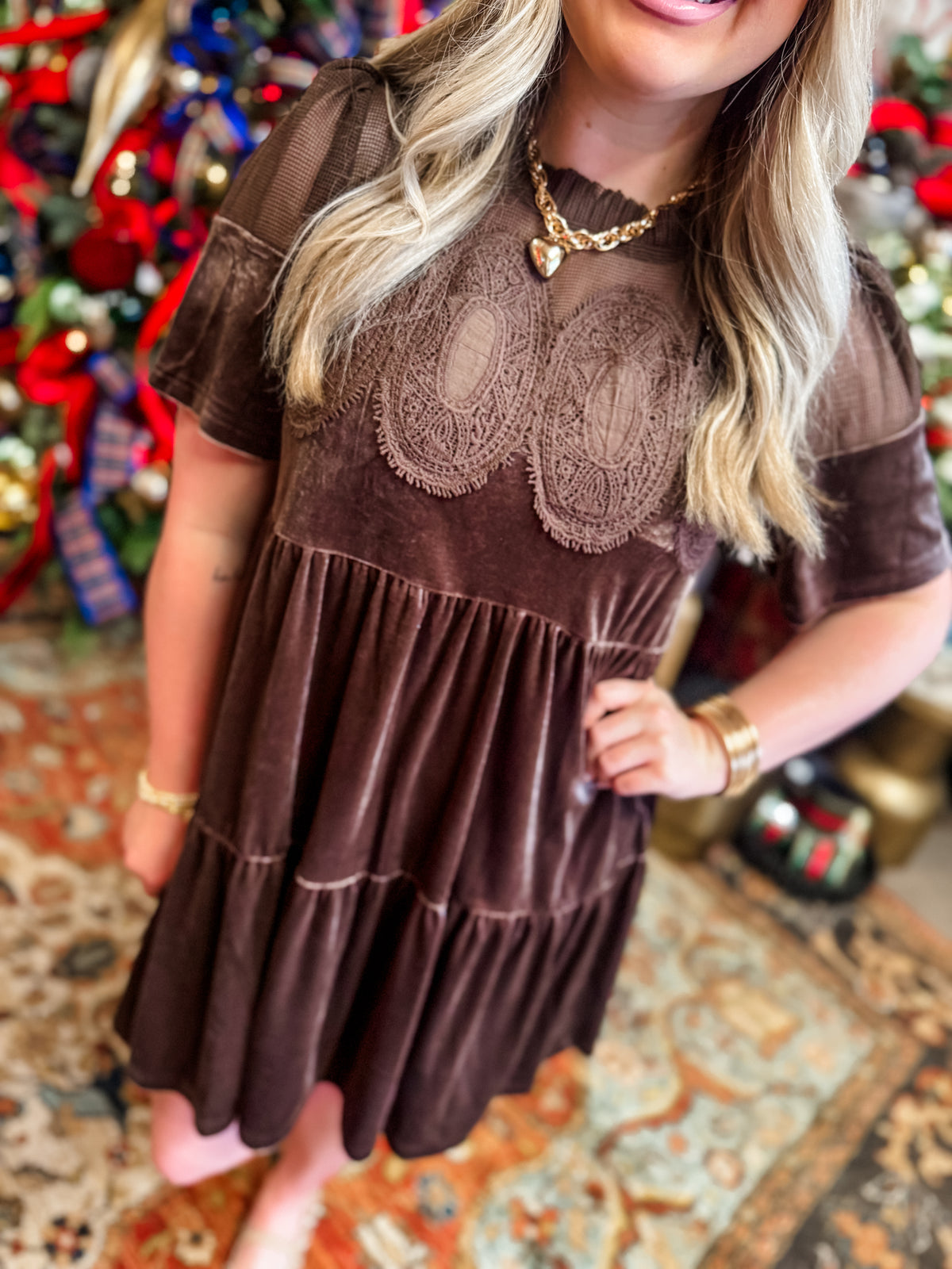 Kelli Velvet Dress