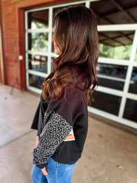 Day Off Pullover - Midnight Cheetah