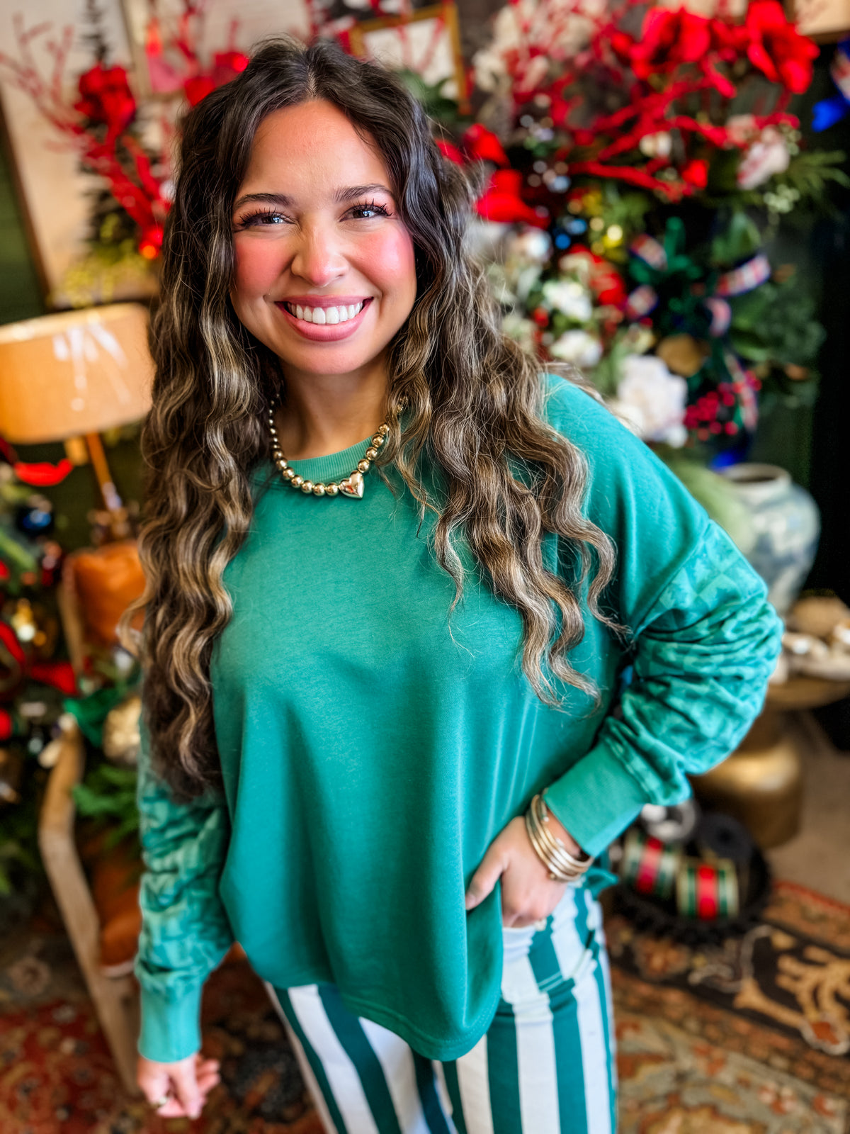 Day Off Top Holiday Tree Green