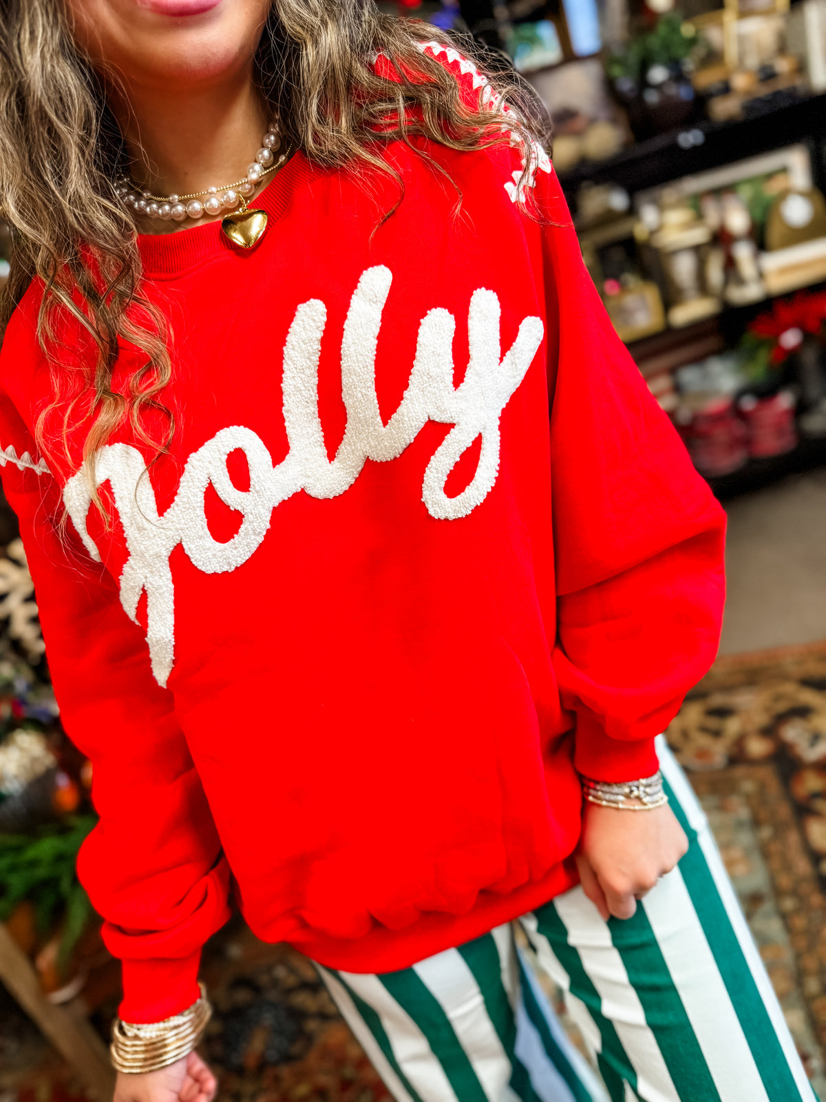Jolly Chenille Sweater