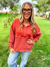 Ready or Not Soft Waffle 1/4 Zip