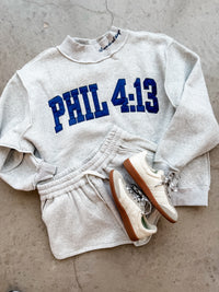 Phil 4:13 Mock Neck