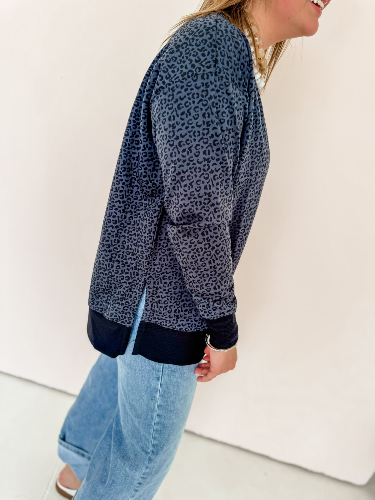 Midnight Cheetah Pullover