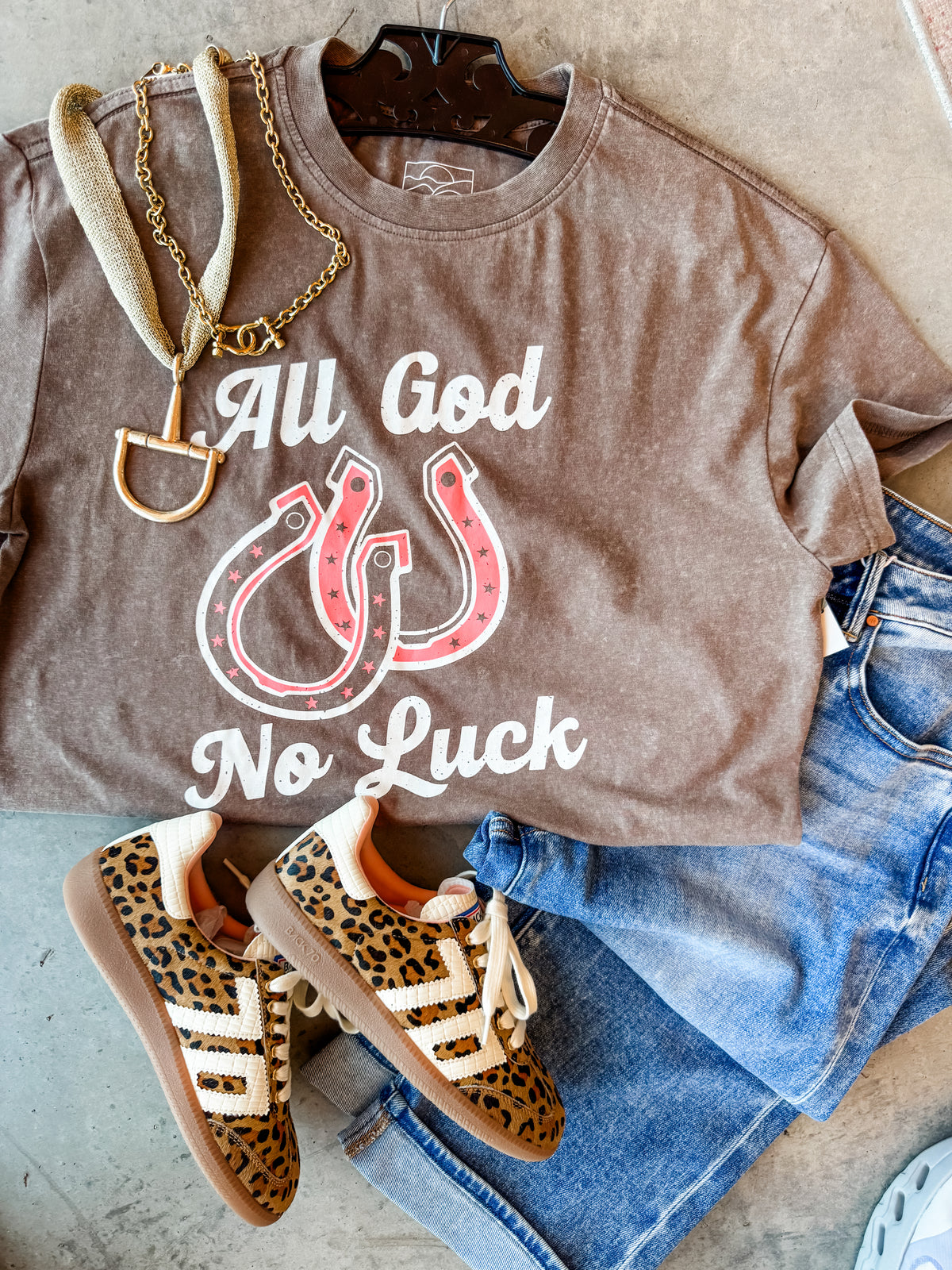 All God No Luck Tee