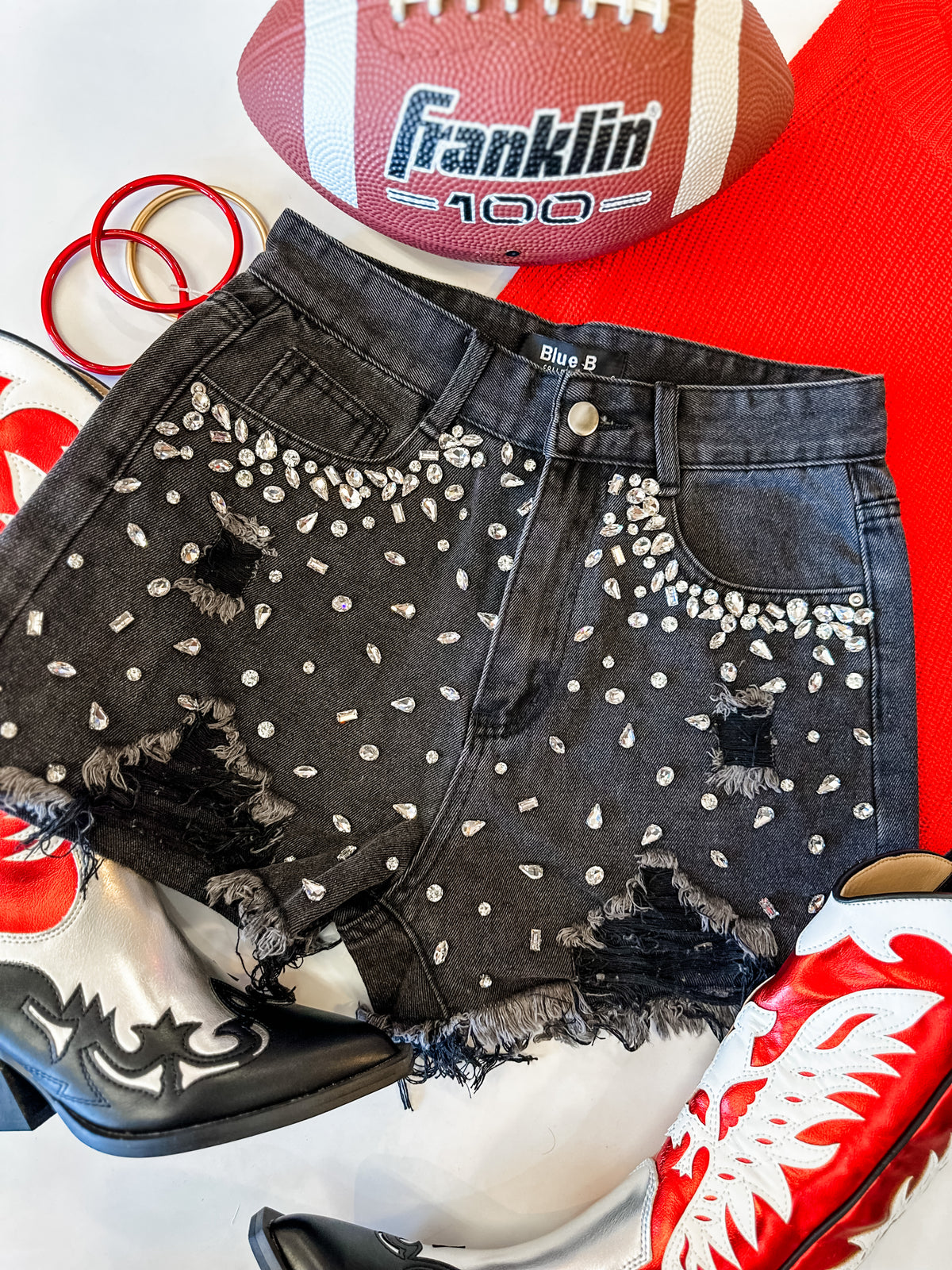 Sparks fly black shorts