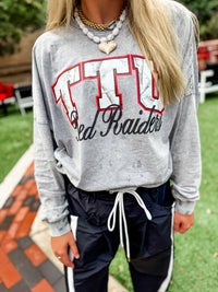 TTU Red Raiders Faded Wash Pullover