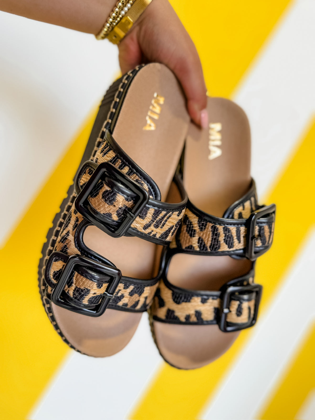 Jimenna Leopard Sandals