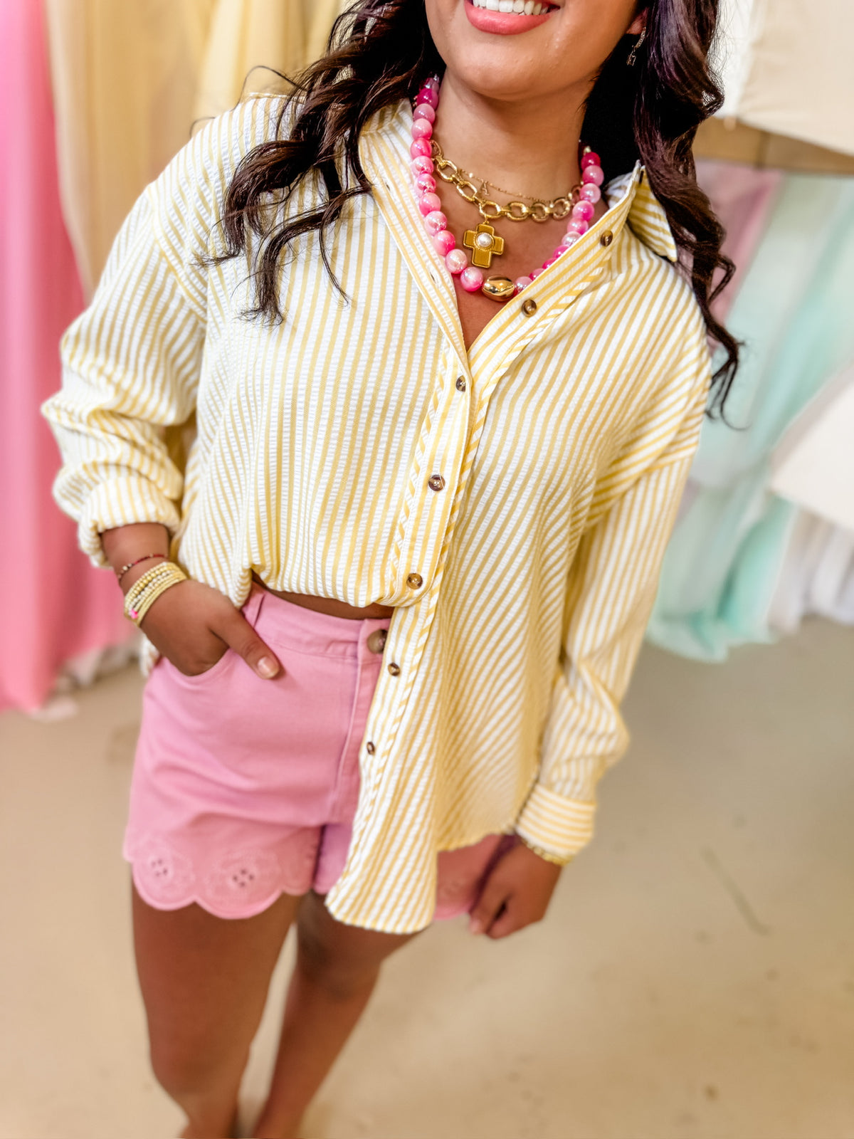 Dailee Stripe Yellow