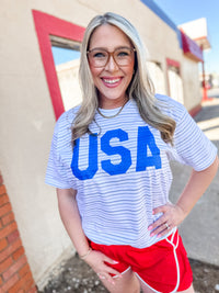 Stripe USA Tee