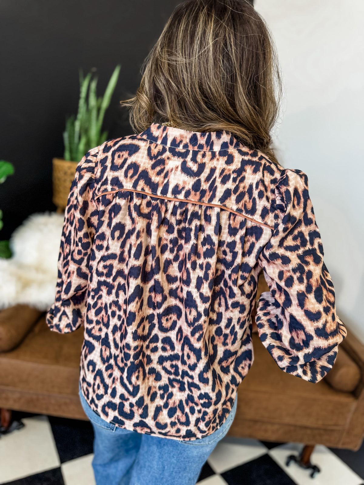 Leopard Dreaming Blouse