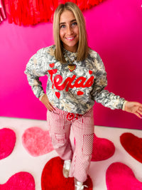 Texas Hearts Camo Sweatshirt