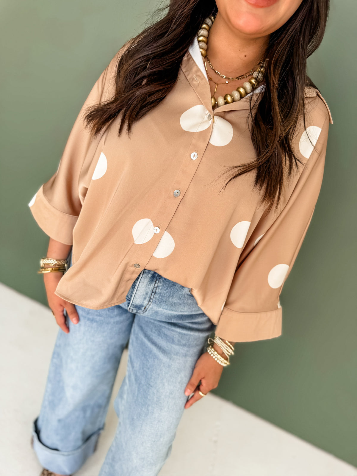 Latte Spot Top
