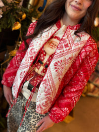Paisley Padded Jacket