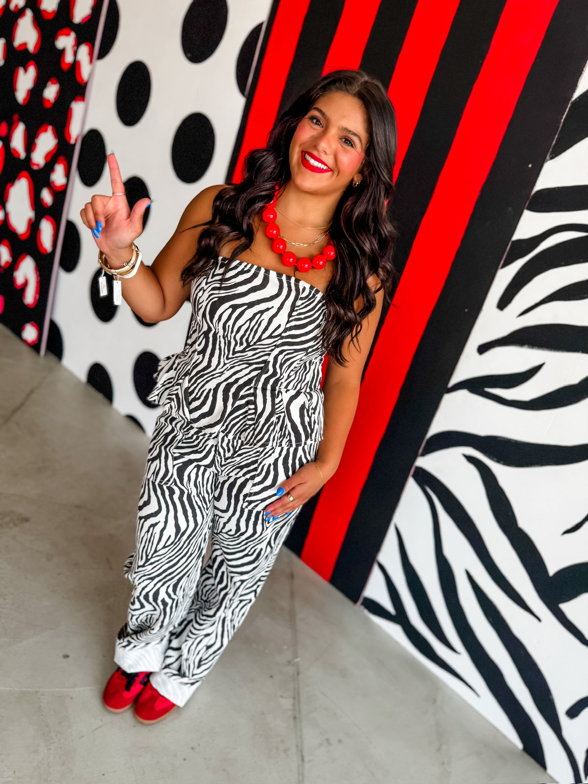 Simone Zebra Pants