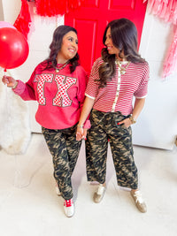 Leopard Lining Love Sweatshirt