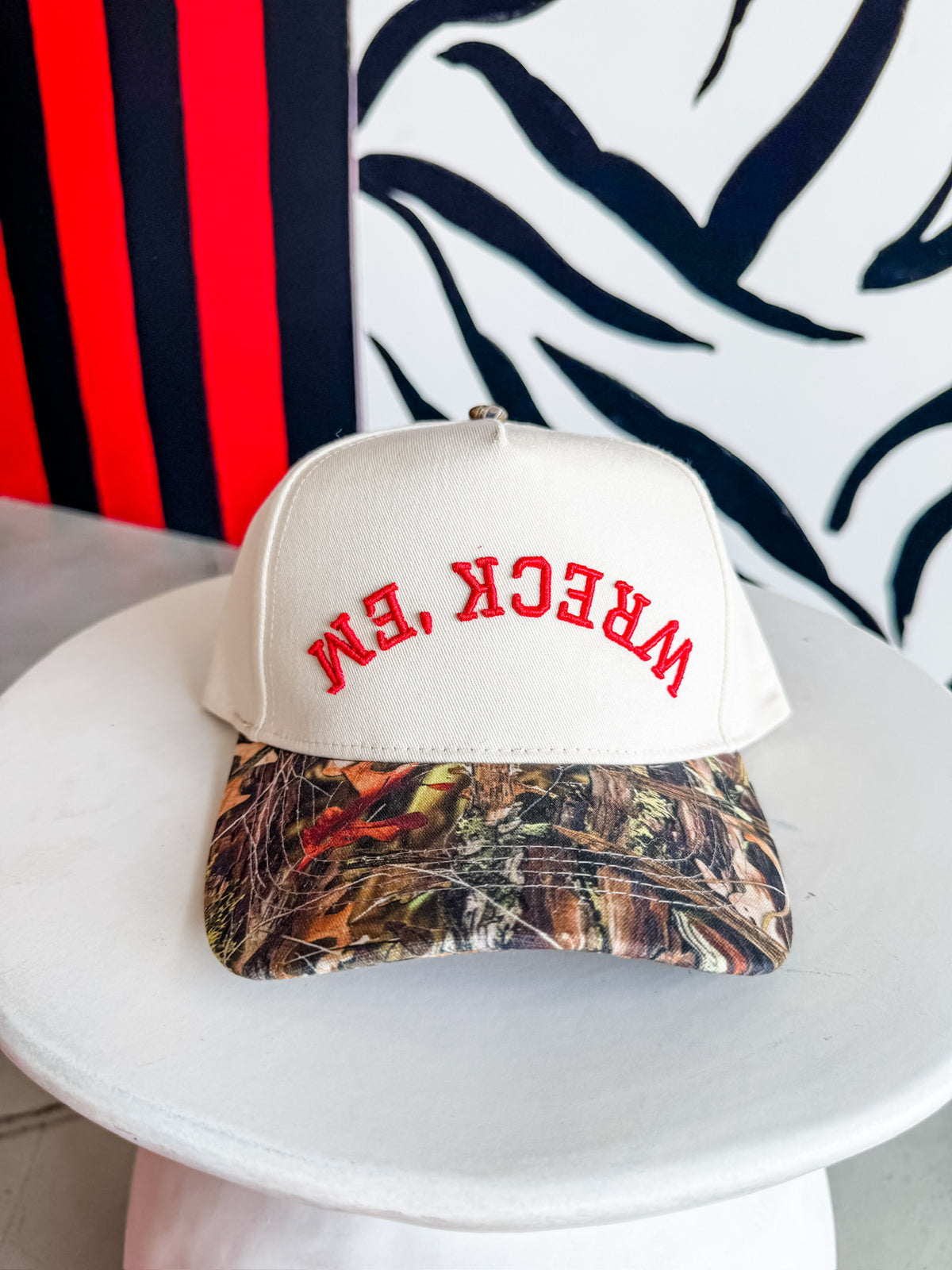 Wreck ‘Em Upside down Camo Hat