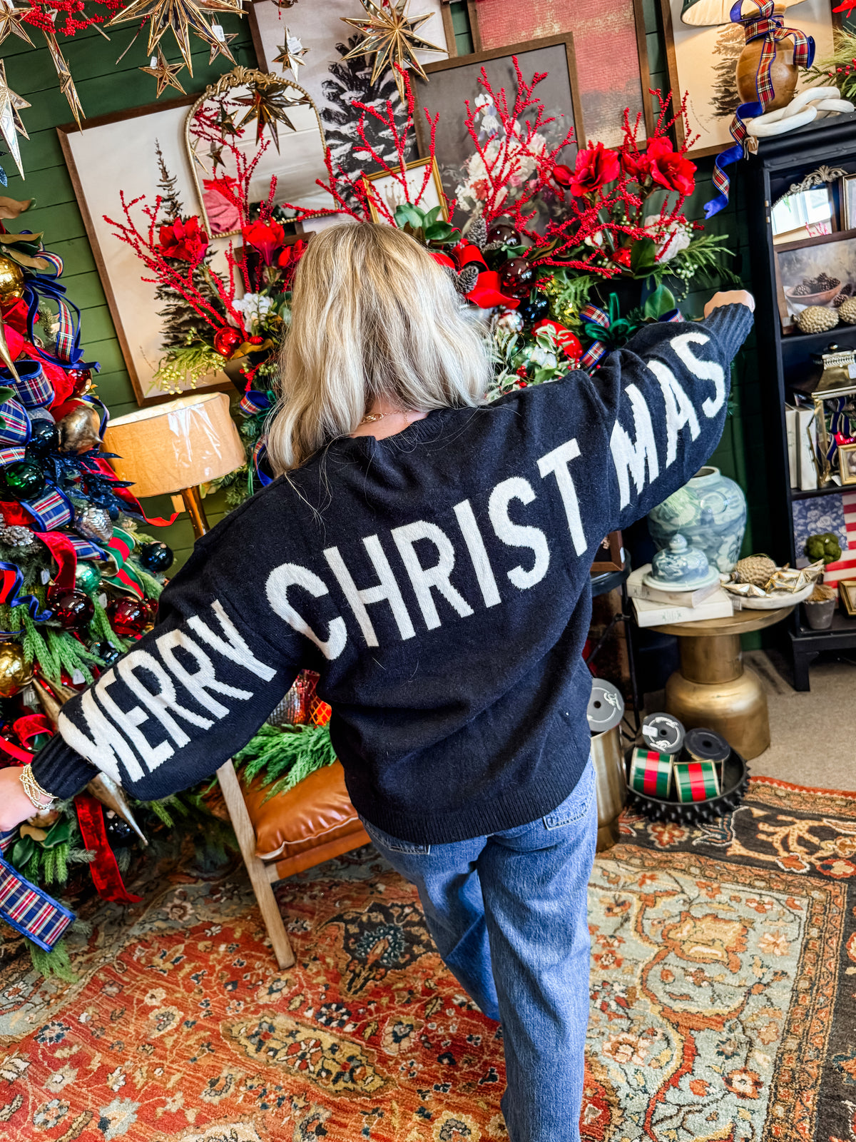 Oversized Lettering Sweatshirt