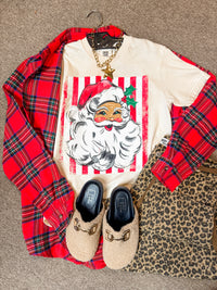 Jolly Santa Long Sleeve Tee