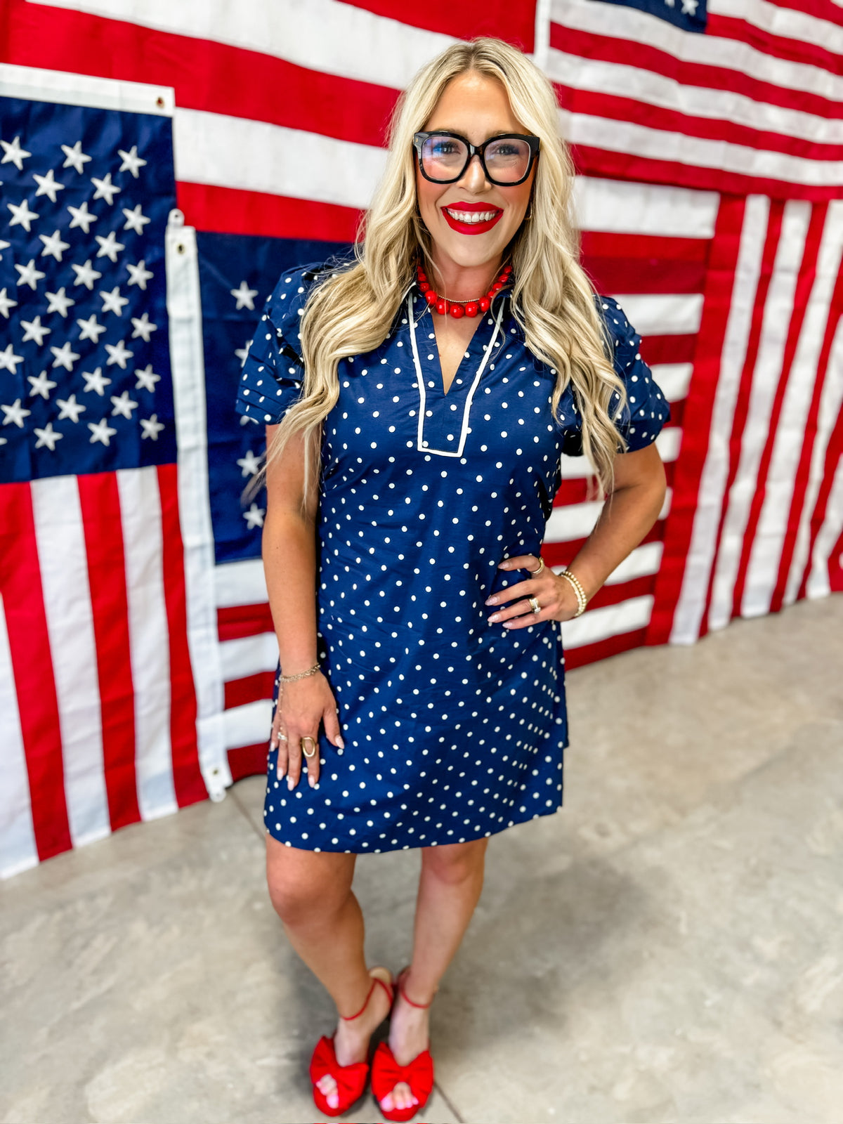 Nautical Navy Dress