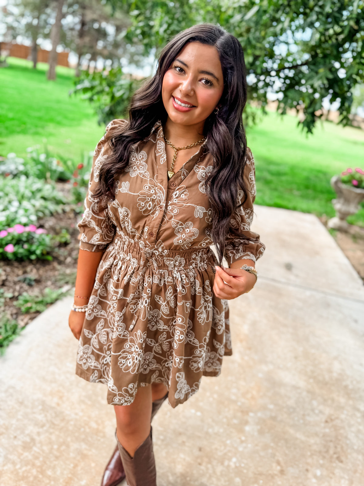 Fall Stitched Dress