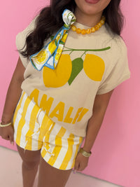 Lemon Knit Top