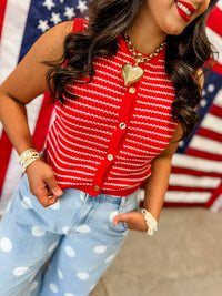 Dally Button Top