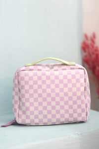 Hanging Organizer - Daydream Checkered (Lime/Lilac/Cream