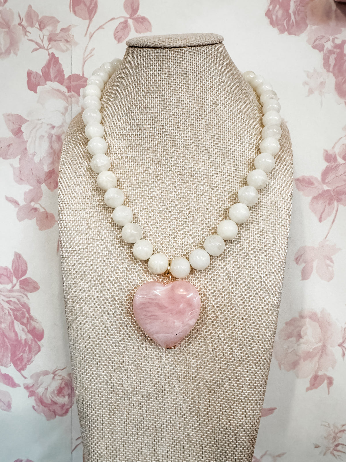 Marble Heart Necklace