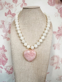 Marble Heart Necklace