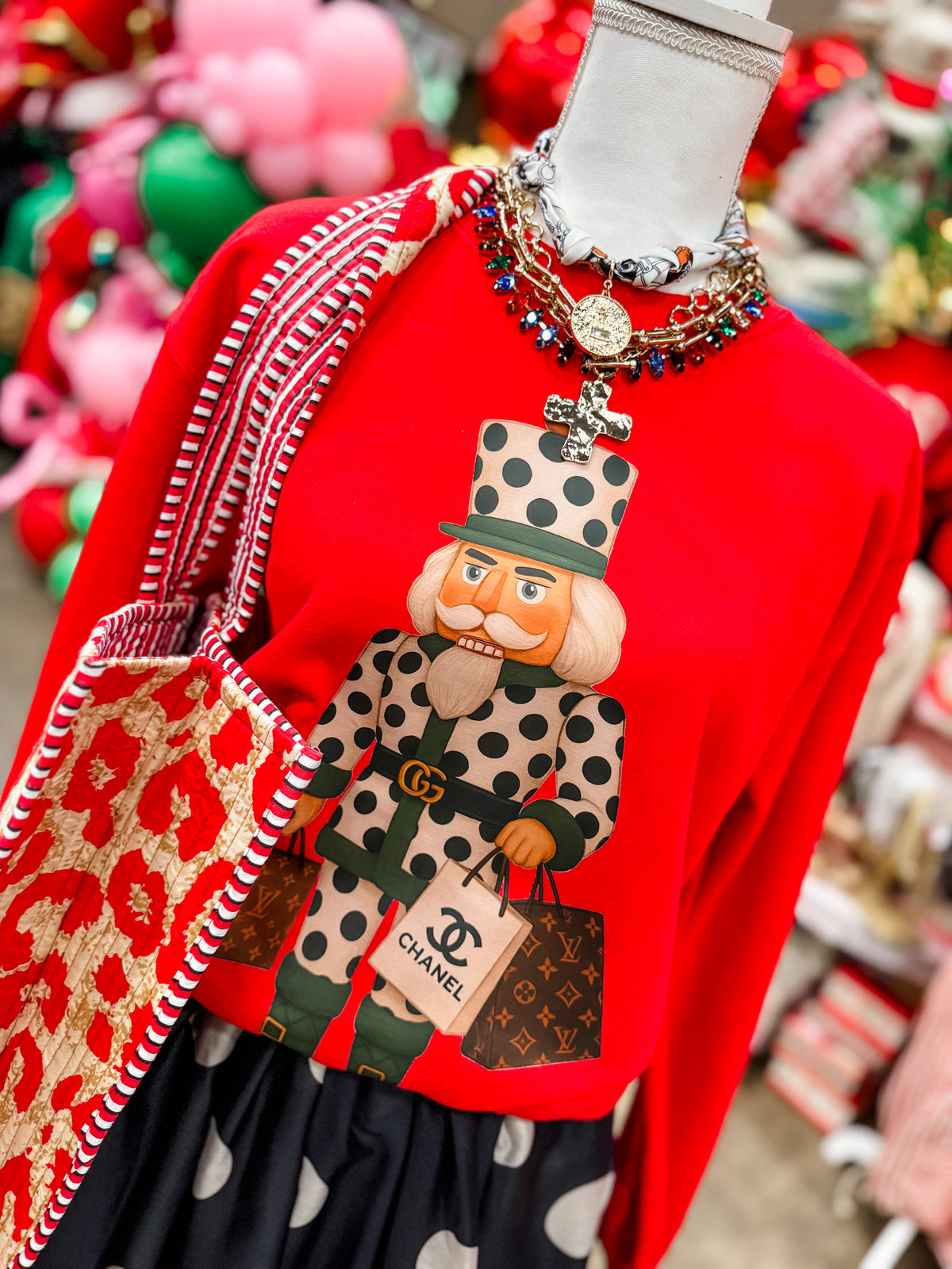 Polka dot nutcracker