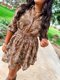Fall Stitched Dress