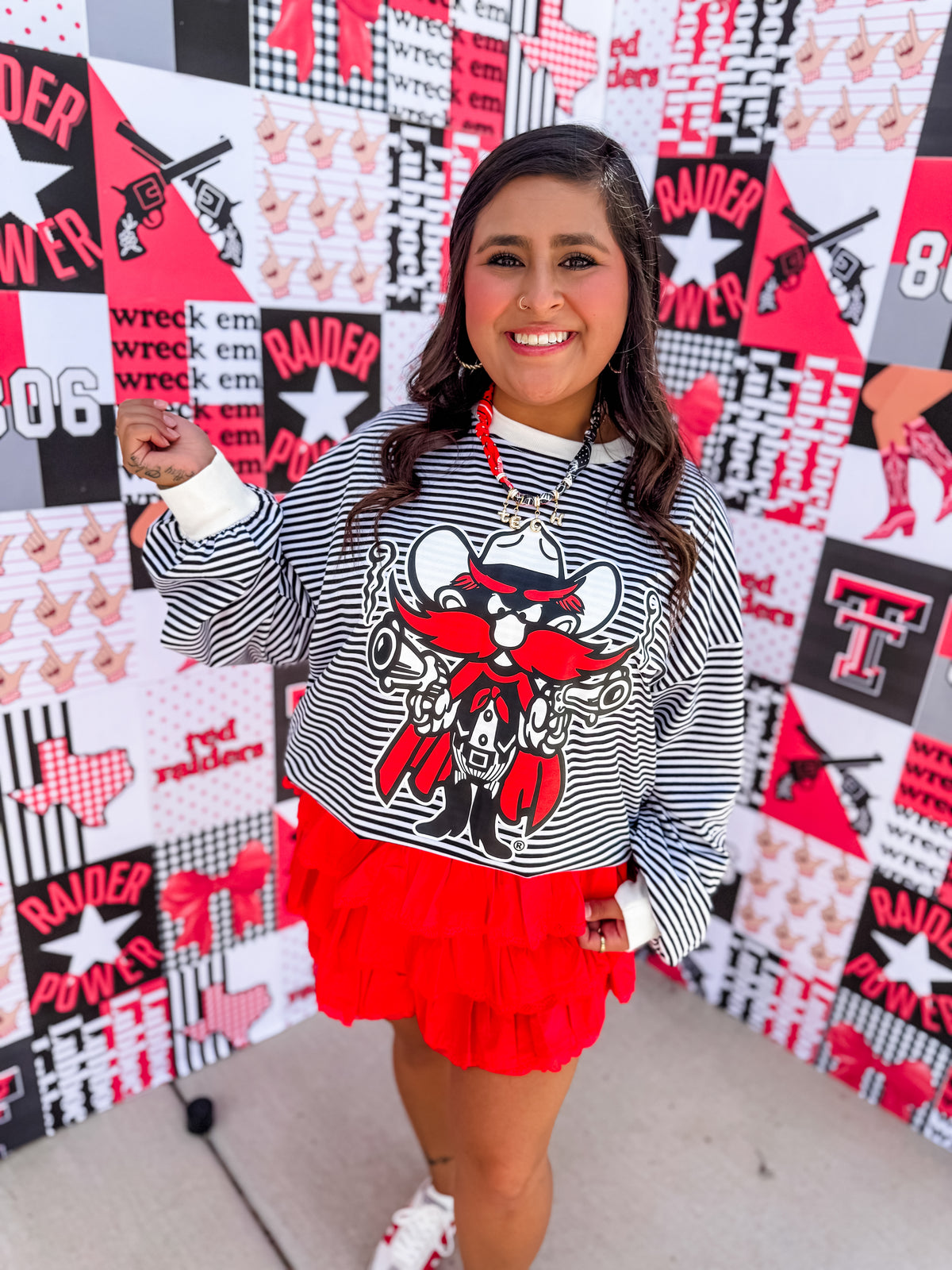 Mascott Stripe Long Sleeve Top