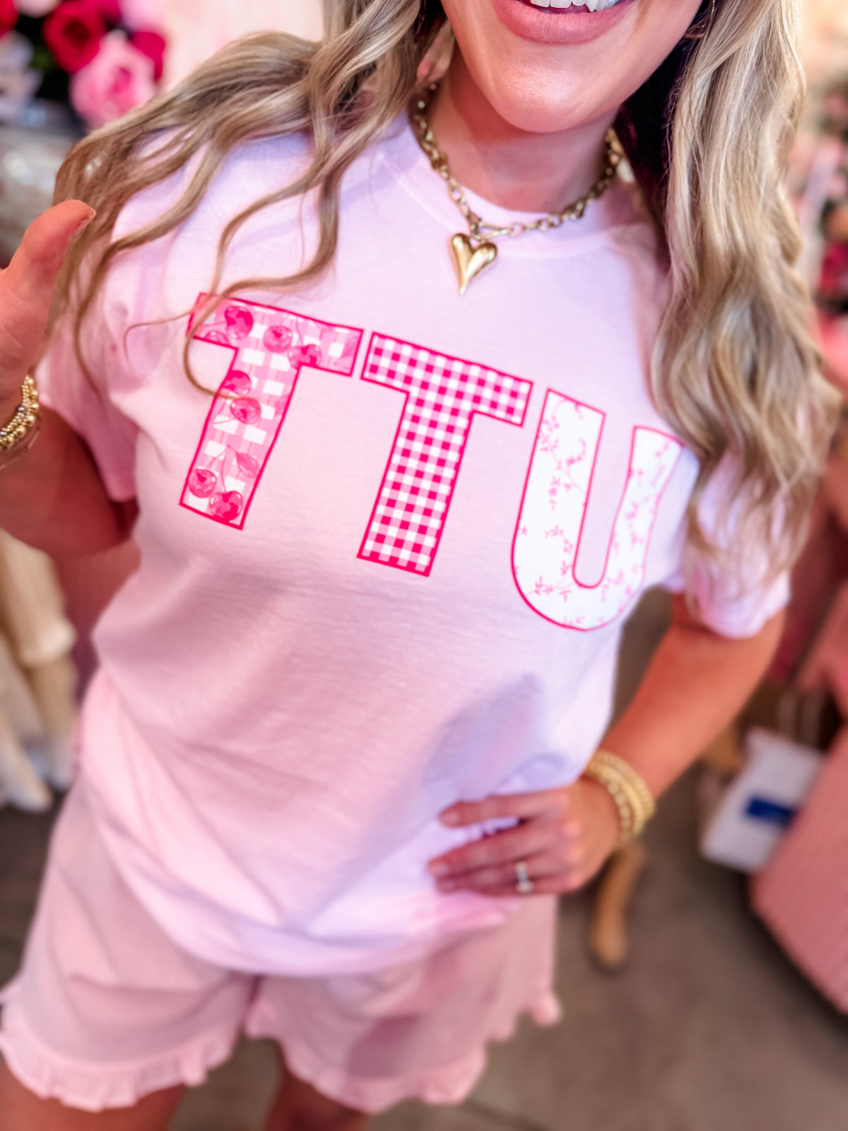 Frilly TTU Tee