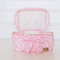 Quilted Coquette Train Case