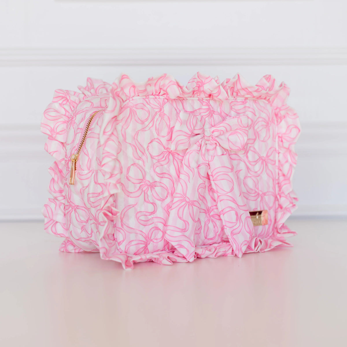 Quilted Coquette XL Pouch